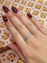 Load image into Gallery viewer, Antique Art Deco Platinum and Diamond Eternity Band