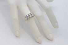 Load image into Gallery viewer, Vintage 14K Two-Tone Gold Diamond Stacking Band | Approx. 2.00 ctw