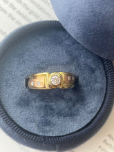 Load image into Gallery viewer, Vintage 14K Yellow & Pink Gold Diamond Band