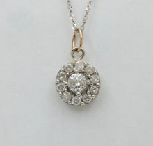 Load image into Gallery viewer, Vintage Art Deco Inspired Diamond 14K White Gold Pendant