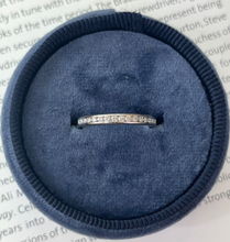Load image into Gallery viewer, Tiffany & Co Platinum Half Eternity Diamond Band