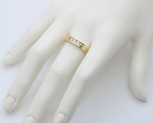 Load image into Gallery viewer, Vintage Diamonds 14K Yellow Gold Unisex Band