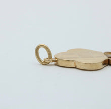 Load image into Gallery viewer, Art Deco Key & Key Cap 14K Yellow Gold Pendant