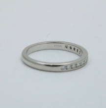 Load image into Gallery viewer, Tiffany & Co Platinum Half Eternity Diamond Band