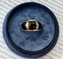 Load image into Gallery viewer, Vintage 14K Yellow Gold Black Onyx Dome Ring