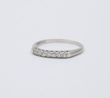 Load image into Gallery viewer, Art Deco Platinum 7 stones Diamonds Band
