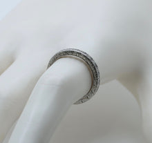 Load image into Gallery viewer, Antique Art Deco Platinum and Diamond Eternity Band
