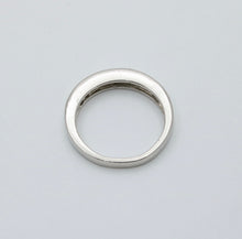 Load image into Gallery viewer, Vintage Diamond and Platinum 1/2 Eternity Band Ring