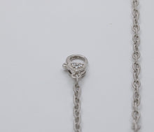 Load image into Gallery viewer, Vintage Judith Ripka Sterling Silver Red Stone Long Necklace