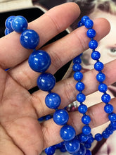 Load image into Gallery viewer, Vintage Beaded Blue Jasper Sphere Necklace