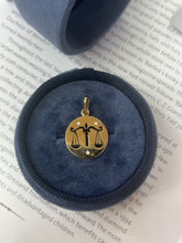 Load image into Gallery viewer, The Vintage Zodiac Libra Enamel Charm Pendant