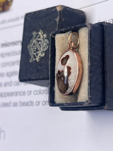 Load image into Gallery viewer, Vintage 14K Rose Gold Gobi Agate Charm