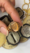 Load image into Gallery viewer, Antique Victorian 14K Yellow Gold Shield Signet Ring