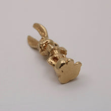 Load image into Gallery viewer, Adorable 14k Yellow Gold Bunny Rabbit Charm