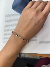Load image into Gallery viewer, Vintage 14K Yellow Gold Ruby & Diamond Tennis Bracelet
