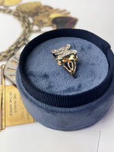 Load image into Gallery viewer, Vintage 14K Yellow Gold Letter “M” Diamond Ring