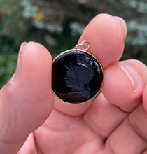 Load image into Gallery viewer, Art Deco 14K Yellow Gold Roman Soldier Medallion Charm