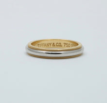 Load image into Gallery viewer, VintageTiffany & Co 18K Yellow Gold & Platinum Band