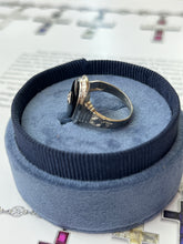 Load image into Gallery viewer, Antique Art Deco 14K White Gold Onyx & Diamond Ring