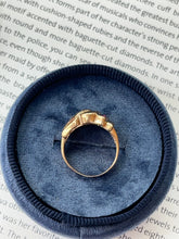 Load image into Gallery viewer, Vintage Retro 14K Rose Gold Diamond & Ruby Ring