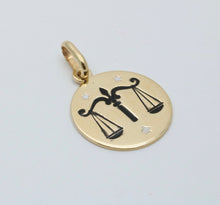 Load image into Gallery viewer, The Vintage Zodiac Libra Enamel Charm Pendant