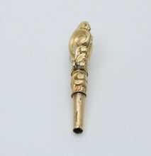 Load image into Gallery viewer, Antique 14K Yellow Gold Pocket Watch Key Charm Pendant.