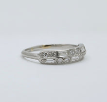 Load image into Gallery viewer, Antique Art Deco Platinum Diamond Band