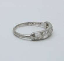 Load image into Gallery viewer, Antique Art Deco Platinum Diamond Band