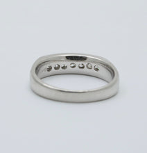 Load image into Gallery viewer, Vintage Platinum Seven Diamonds Band