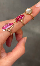 Load image into Gallery viewer, Vintage Russian 14K Rose Gold Floral Navette Ring