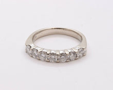 Load image into Gallery viewer, Vintage Ladies Diamonds 14K White Gold Wedding Band Stacking