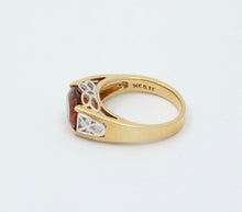 Load image into Gallery viewer, Classic 14K Yellow Gold Madeira Citrine Diamond Ring Engagement Ring