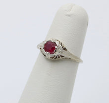 Load image into Gallery viewer, Art Deco 18K White Gold Filigree Ring Band, Engagement Ring