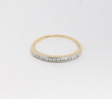 Load image into Gallery viewer, Vintage 14K Yellow Gold Diamond Wedding Band