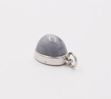 Load image into Gallery viewer, Vintage 14K White Gold Sapphire Pendant Estate Jewelry