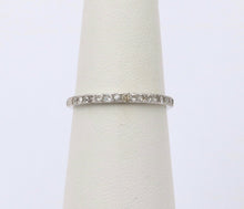 Load image into Gallery viewer, Art Deco Diamond Eternity 14K White Gold Ring