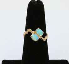 Load image into Gallery viewer, Vintage Opal Vine 14K Yellow Gold Ring