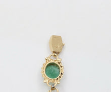 Load image into Gallery viewer, Beautiful Vintage Aventurine 14K Yellow Gold Bracelet