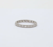 Load image into Gallery viewer, Art Deco Diamonds 18K White Gold Eternity Band Ring