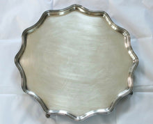 Load image into Gallery viewer, Tiffany and Co. English Sterling Silver 925 Scalloped Round Serving Tray