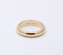 Load image into Gallery viewer, Tiffany Forever Wedding Band Ring in Yellow Gold, 4 mm Wide