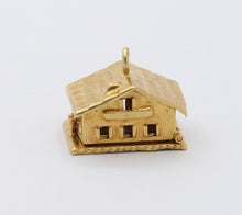 Load image into Gallery viewer, Vintage 14K Yellow Gold Opening House Pendant