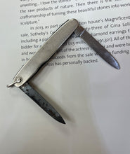 Load image into Gallery viewer, Vintage Sterling Silver Pocket Knife Pendant