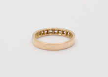Load image into Gallery viewer, French Antique Rose Cut Diamonds 18K Yellow White Gold Wedding Band