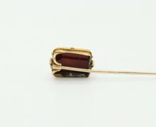 Load image into Gallery viewer, Vintage 10K Yellow Gold Sard Intaglio Stick Pin