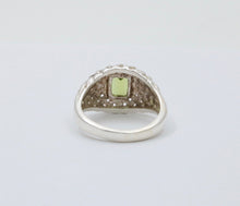 Load image into Gallery viewer, Vintage KABANA Peridot Sterling Silver Ring.