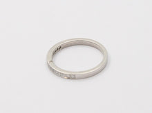 Load image into Gallery viewer, Vintage Diamonds Platinum Stacking Wedding Band