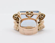 Load image into Gallery viewer, Large Retro Vintage Synthetic Spinel Statement Ring