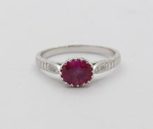 Load image into Gallery viewer, Beautiful Burmese Ruby Diamonds Ring