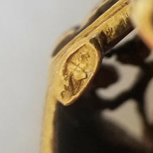 Load image into Gallery viewer, Victorian Garnet Old Mine Diamonds 18K White Yellow Gold Pearls Brooch Pin